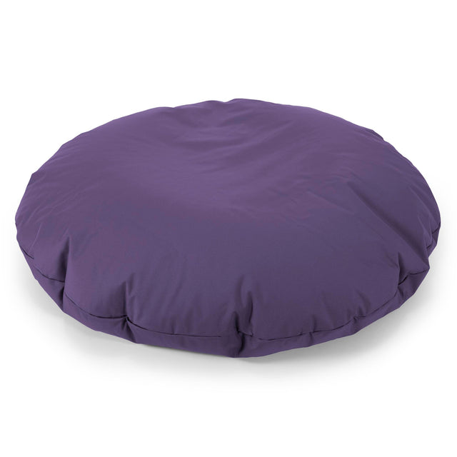 Flexforma Adult Round Floor Cushion Bean Bag - Easy Clean Purple 01