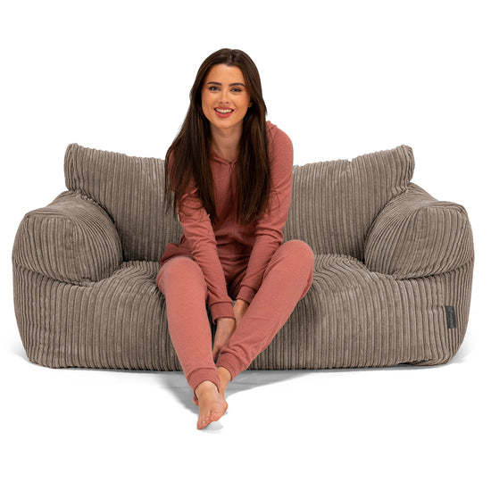 Josephine Sofa Bean Bag - Cord Dovetail Grey 03