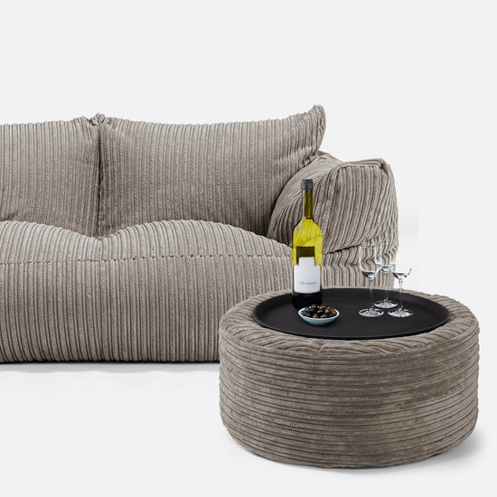 Josephine Sofa Bean Bag - Cord Dovetail Grey 03
