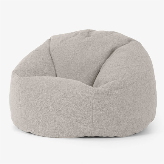 Classic Bean Bag Chair - Boucle Ivory 01