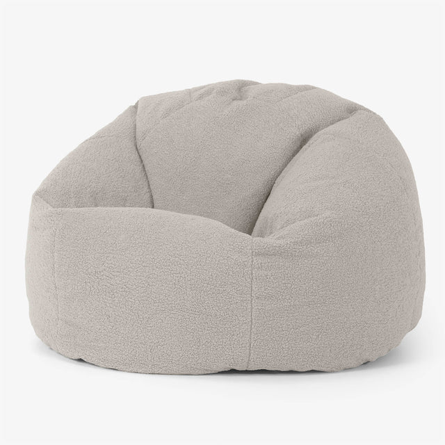 Classic Bean Bag Chair - Boucle Ivory 01