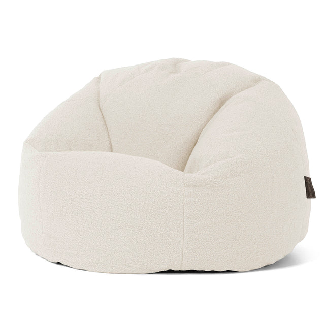 Classic Bean Bag Chair - Boucle Ivory 01
