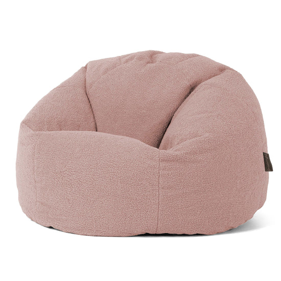 Classic Bean Bag Chair - Boucle Pink 01