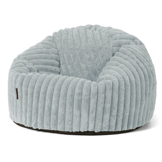 Classic Bean Bag Chair - Ultra Plush Cord Duck Egg Blue 01