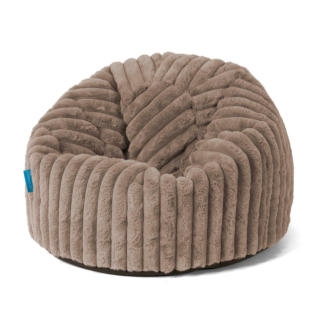 Classic Kids Bean Bag Chair 1-5 yr - Ultra Plush Cord Minky 01