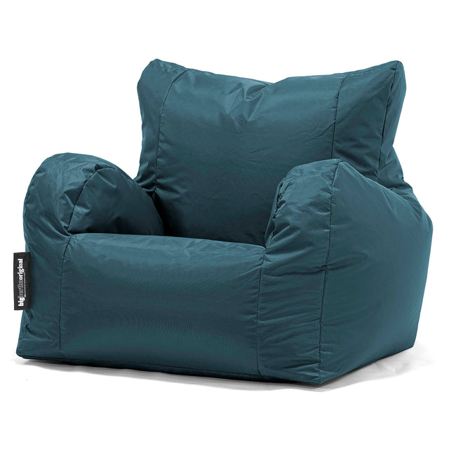 Garden Bean Bag Armchair - SmartCanvas™ Petrol Blue 01