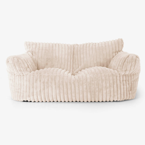 Josephine Sofa Bean Bag - Ultra Plush Cord Cream 01