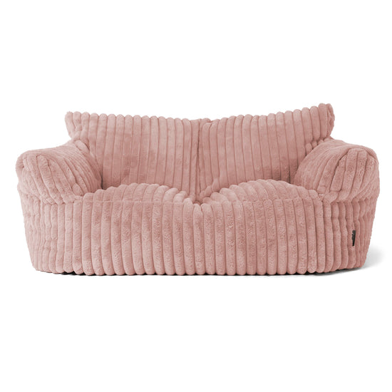 Josephine Sofa Bean Bag - Ultra Plush Cord Dusty Pink 01