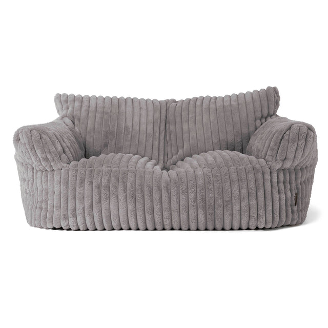 Josephine Sofa Bean Bag - Ultra Plush Cord Grey 01