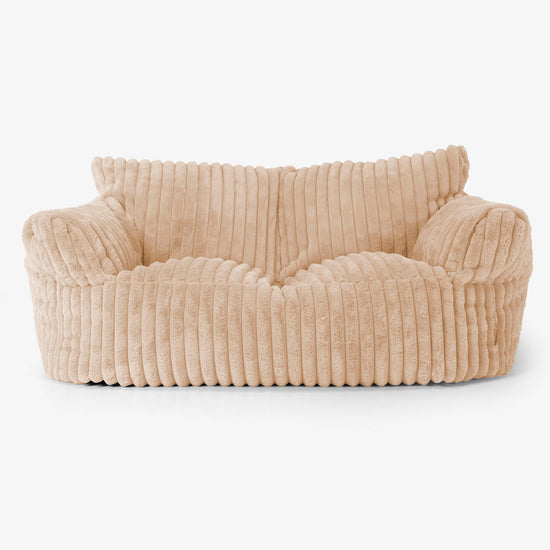 Josephine Sofa Bean Bag - Ultra Plush Cord Peach 01