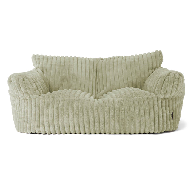 Josephine Sofa Bean Bag - Ultra Plush Cord Sage Green 01