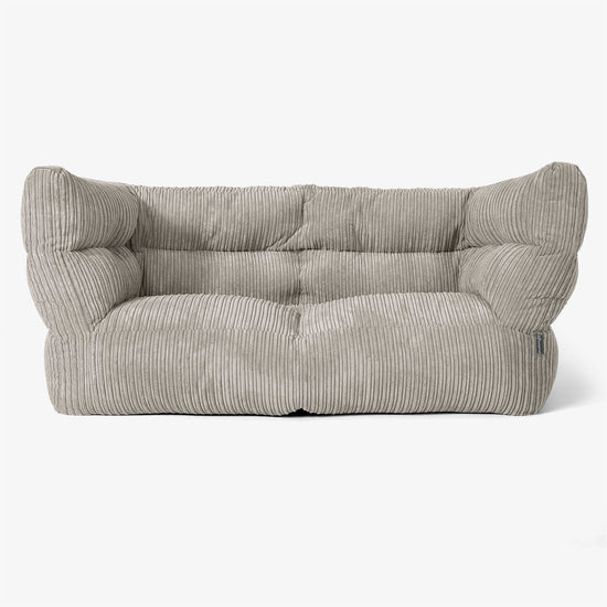 The 2 Seater Albert Sofa Bean Bag 2.0 - Cord Mink 01