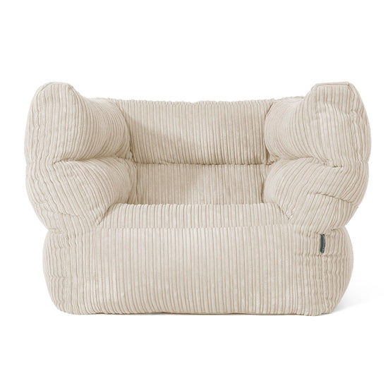 Albert Bean Bag Armchair 2.0 - Cord Cream 01