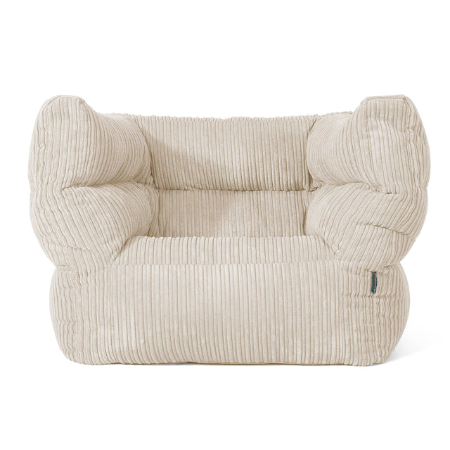 Albert Bean Bag Armchair 2.0 - Cord Cream 01