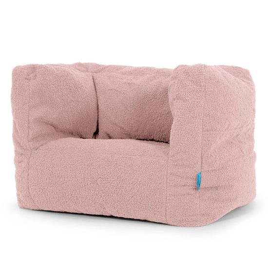 Albert Children's Bean Bag Armchair 1-5 yr - Boucle Pink 02