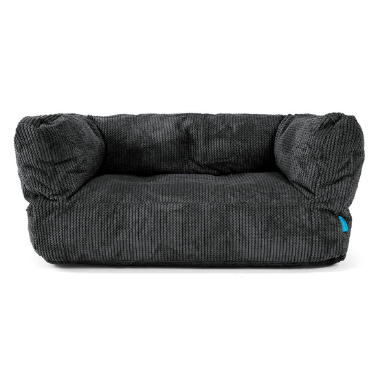 Albert Kids Sofa Bean Bag 2-6 yr - Pom Pom Black 01