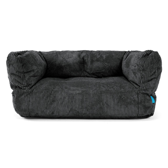 Albert Kids Sofa Bean Bag 2-6 yr - Pom Pom Black 01