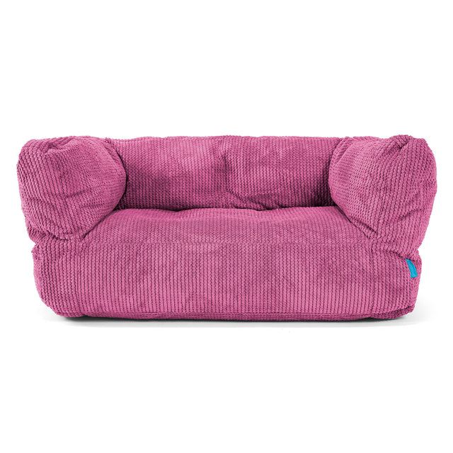 Albert Kids Sofa Bean Bag 2-6 yr - Pom Pom Pink 01