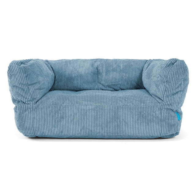 Albert Kids Sofa Bean Bag 2-6 yr - Pom Pom Sky Blue 01