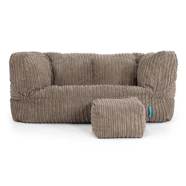 Albert Kids Sofa Bean Bag 2-6 yr - Cord Dovetail Grey 02