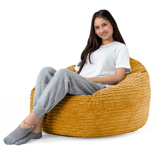 Archi Bean Bag Chair - Cord Golden Honey 02