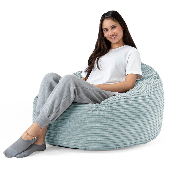 Archi Bean Bag Chair - Cord Mint Green 02