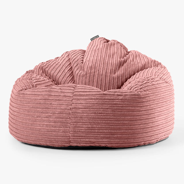Archi Bean Bag Chair - Cord Peach 01