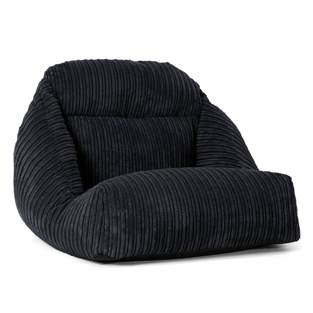 Aya Floor Chair Bean Bag - Cord Black 01