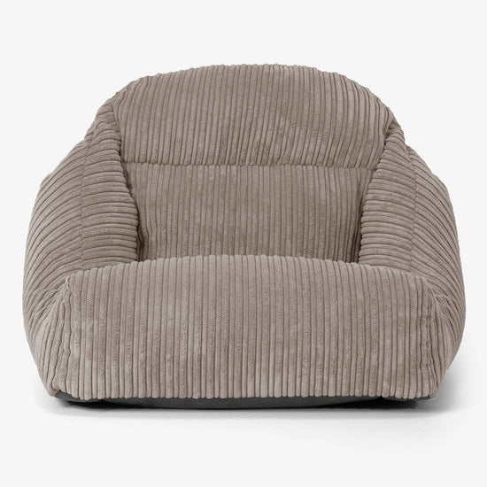 Aya Floor Chair Bean Bag - Cord Dovetail Grey 02