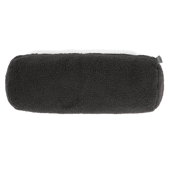 Bolster Scatter Cushion Cover 20 x 55cm - Boucle Graphite Grey 02