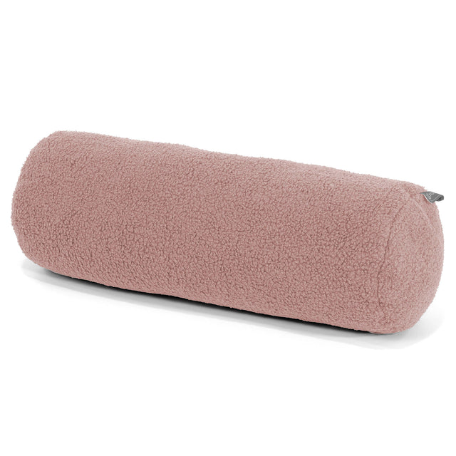 Bolster Scatter Cushion Cover 20 x 55cm - Boucle Pink 01