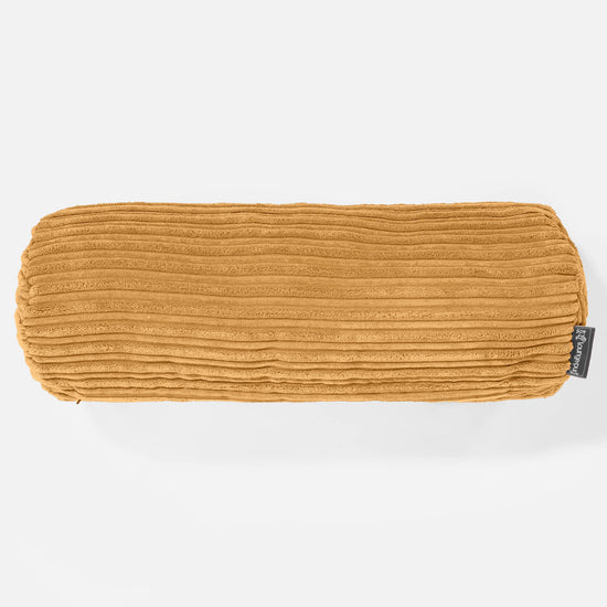 Bolster Scatter Cushion Cover 20 x 55cm - Cord Golden Honey 02