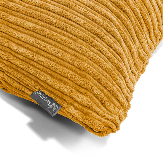 Bolster Scatter Cushion Cover 20 x 55cm - Cord Golden Honey 03