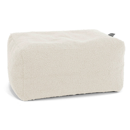 Small Footstool - Boucle Ivory 01