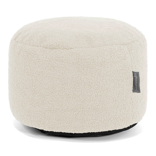 Small Footstool - Boucle Ivory 01