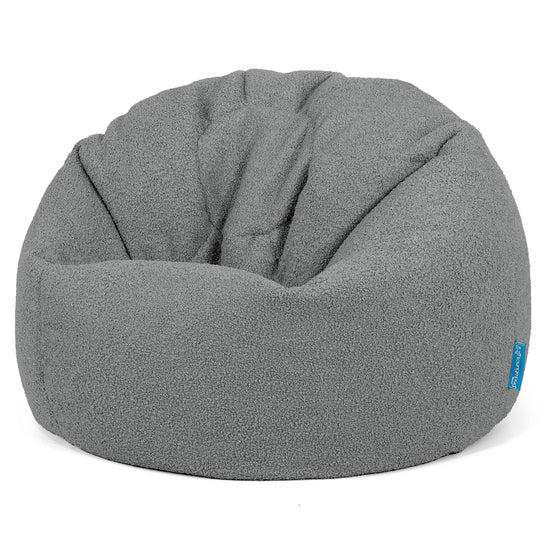 Classic Kids Bean Bag Chair 1-5 yr - Boucle Grey 01