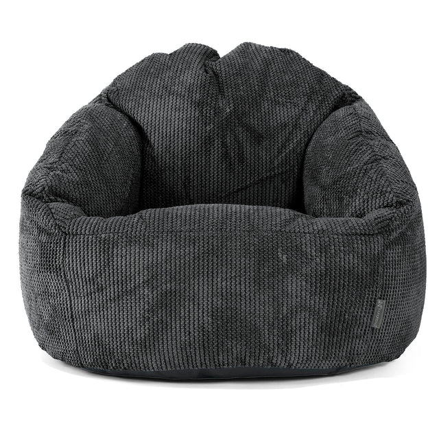 Bubble Bean Bag Chair - Pom Pom Black 01