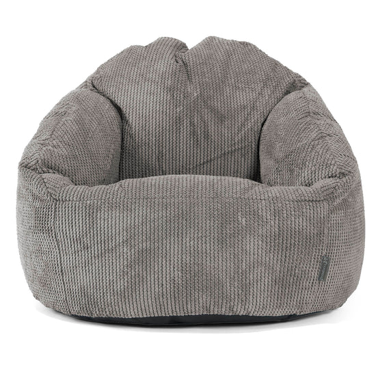 Bubble Bean Bag Chair - Pom Pom Charcoal Grey 01