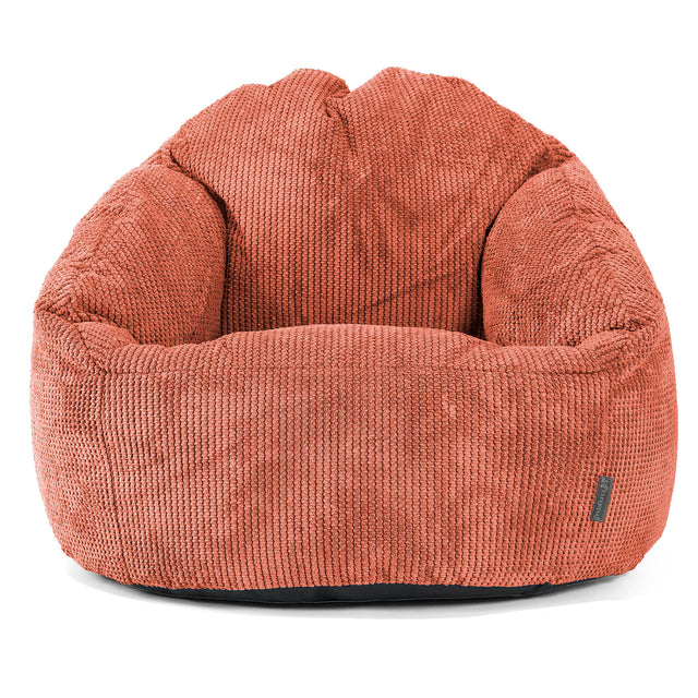Bubble Bean Bag Chair - Pom Pom Pumpkin Orange 01