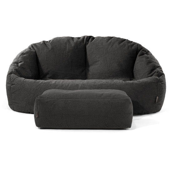 Bubble Sofa Bean Bag - Boucle Graphite Grey 02