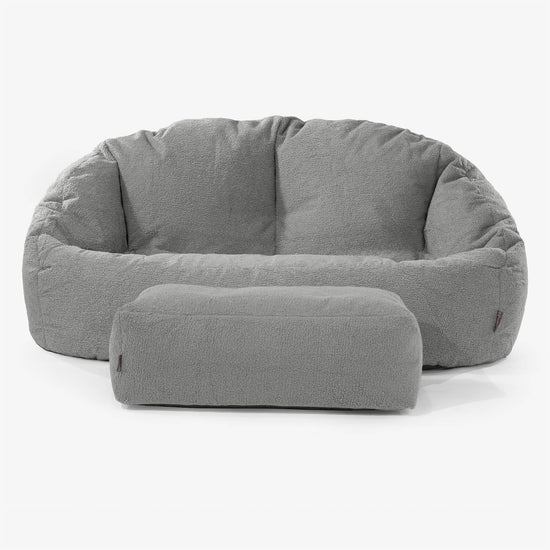 Bubble Sofa Bean Bag - Boucle Grey 02