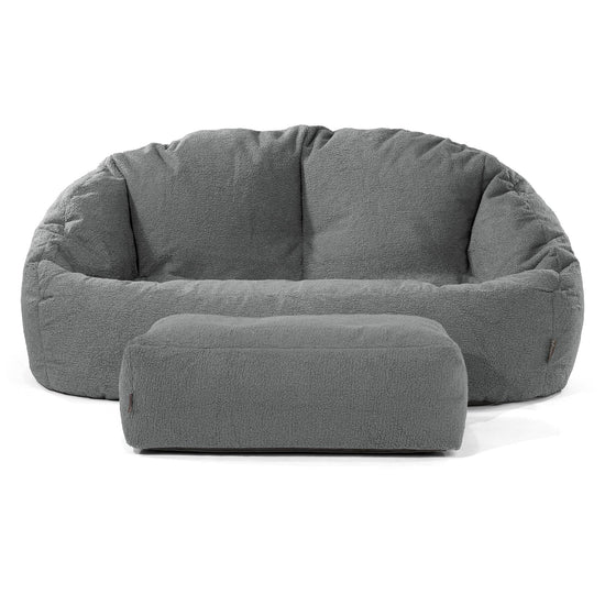 Bubble Sofa Bean Bag - Boucle Grey 02