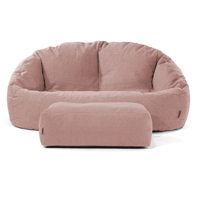 Bubble Sofa Bean Bag - Boucle Pink 02