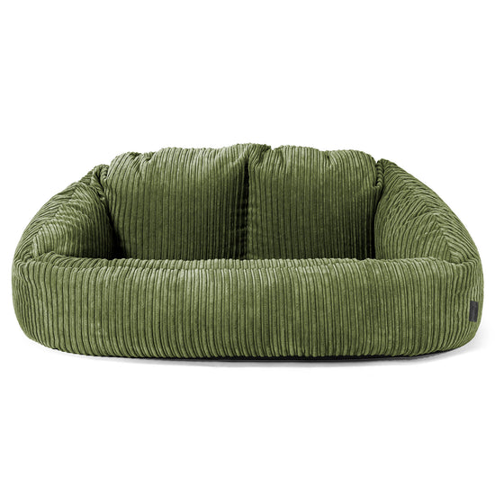 Bubble Sofa Bean Bag - Cord Forest Green 01