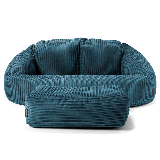 Bubble Sofa Bean Bag - Cord Navy Blue 02