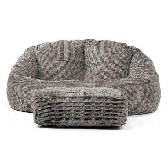 Bubble Sofa Bean Bag - Pom Pom Charcoal Grey 02