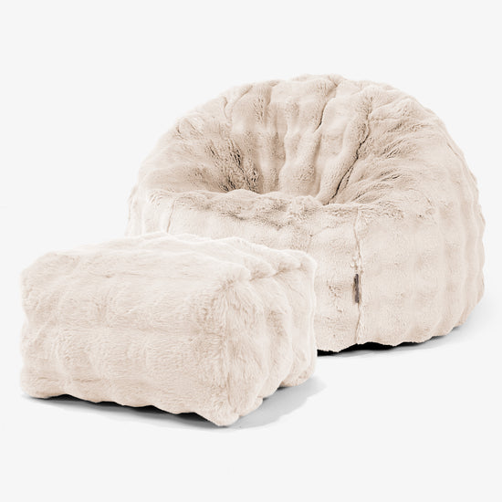classic-bean-bag-chair-bubble-faux-fur-cream 02