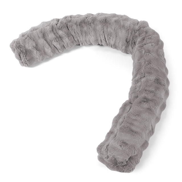 XXL Cuddle Cushion - Bubble Faux Fur Grey 01