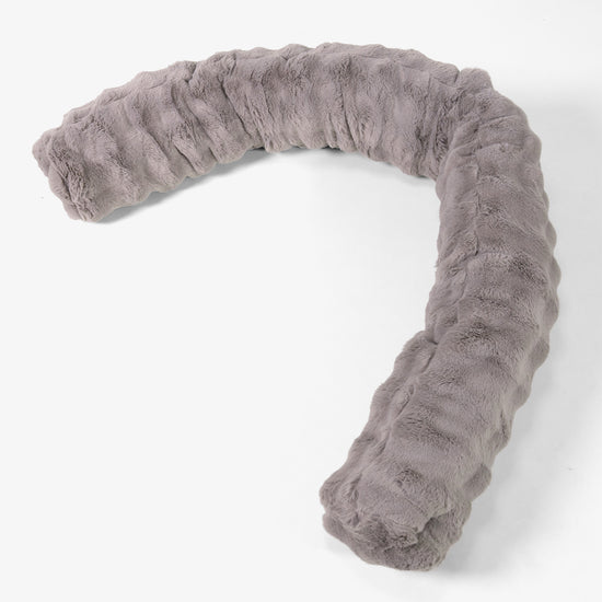 XXL Cuddle Cushion - Bubble Faux Fur Mink 01