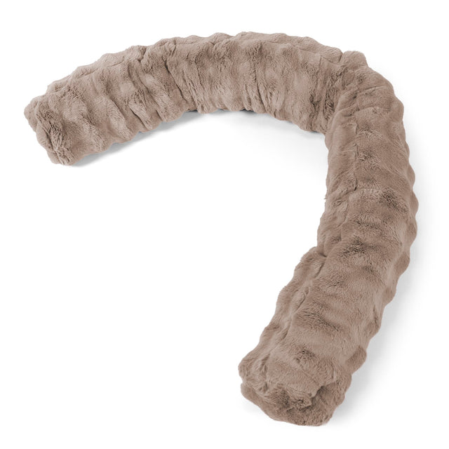 XXL Cuddle Cushion - Bubble Faux Fur Mink 01